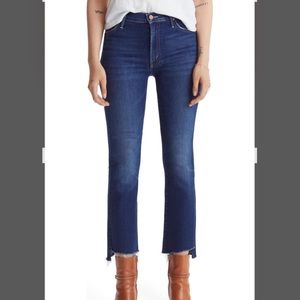 Mother Insider Crop Step Fray